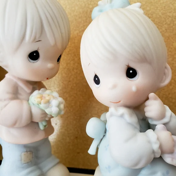 1995 Precious Moments My Love Blooms For You Vintage Collectible Figurine - Picture 3 of 5